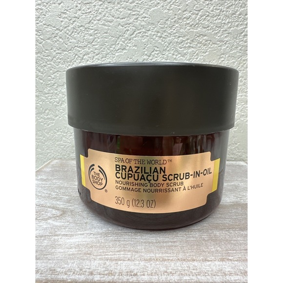 $75 🌙 THE BODY SHOP Spa Of The World BRAZILIAN‎ CUPUACU Scrub-In-Oil 15.5oz - Picture 1 of 3